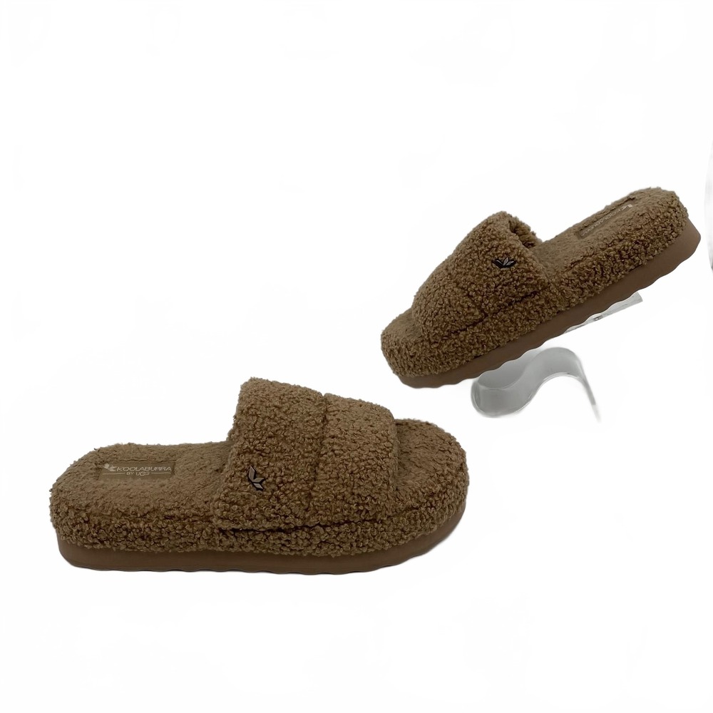 Koolaburra Brown Sandals Fuzzy Sherpa | Womens 39EU